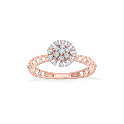 Nova Shine Diamond & Gold Fashion Ring for Women