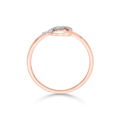 Celeste Glow Diamond & Gold Casual Ring for Women