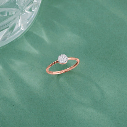 Infinite Grace Diamond & Gold Casual Ring for Women
