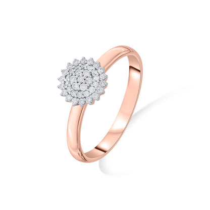Brilliant Spark Diamond & Gold Fashion Ring for Women