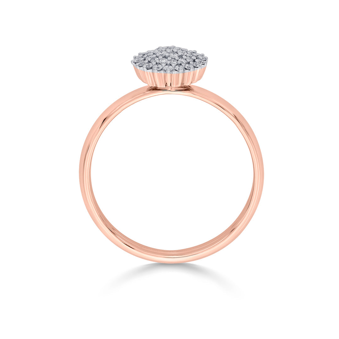 Brilliant Spark Diamond & Gold Fashion Ring for Women