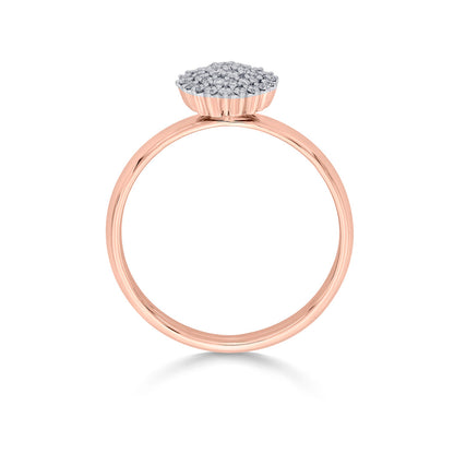 Brilliant Spark Diamond & Gold Fashion Ring for Women