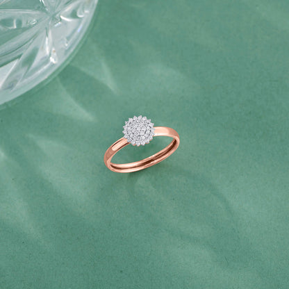 Brilliant Spark Diamond & Gold Fashion Ring for Women
