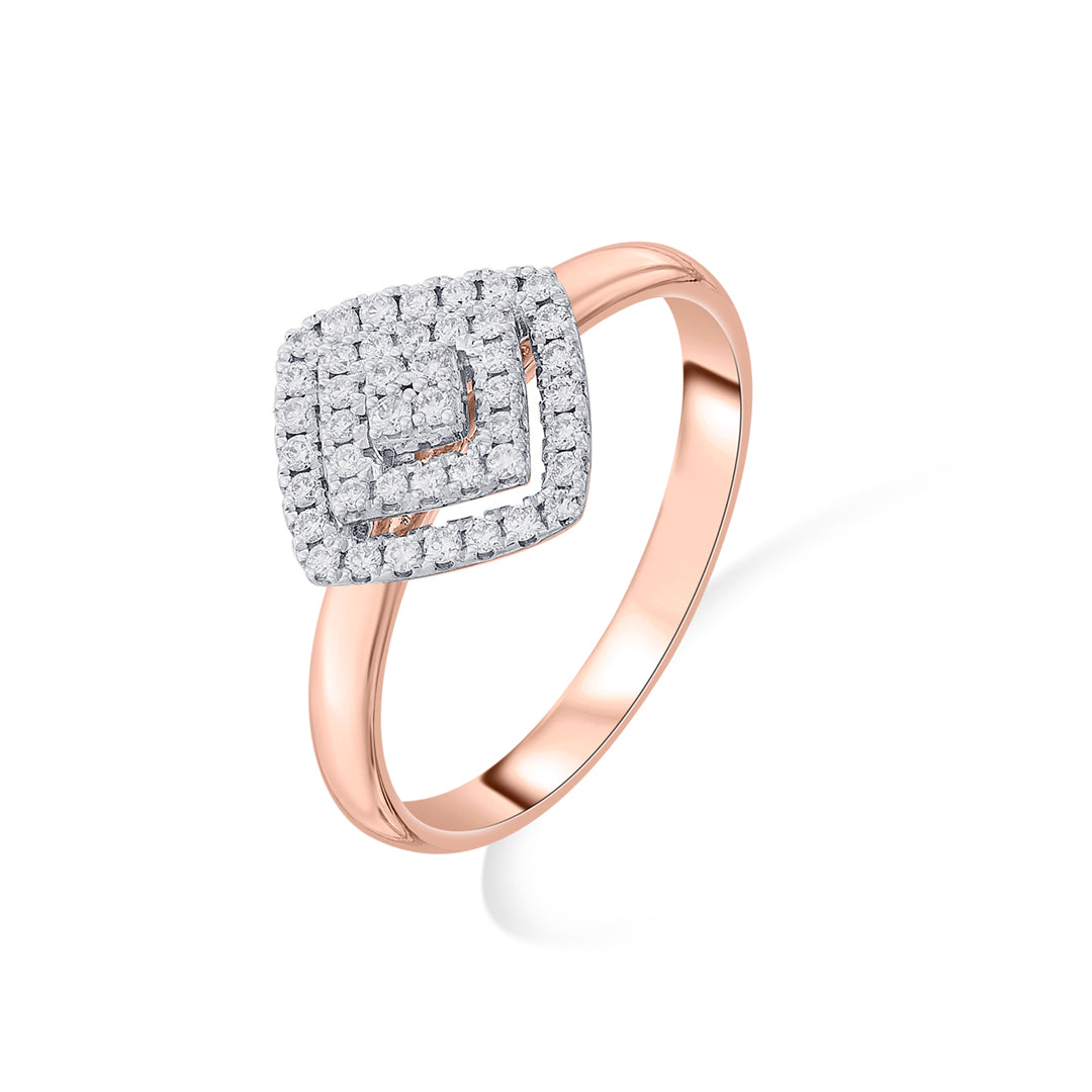 Radiant Gem Diamond & Gold Fashion Ring for Women