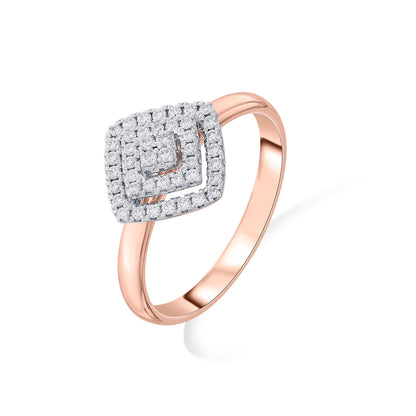 Radiant Gem Diamond & Gold Fashion Ring for Women