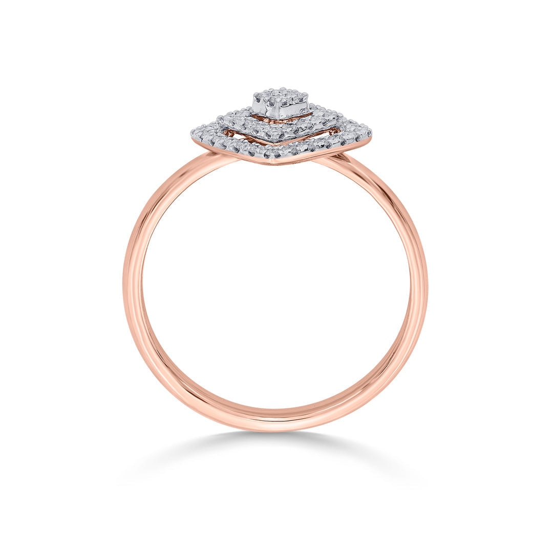 Radiant Gem Diamond & Gold Fashion Ring for Women