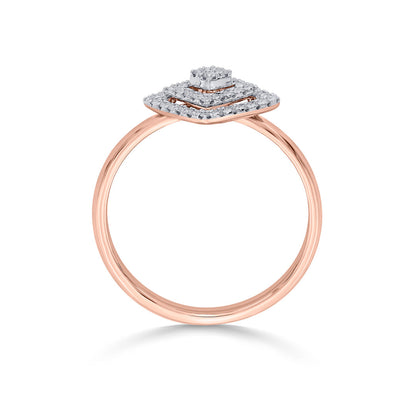 Radiant Gem Diamond & Gold Fashion Ring for Women