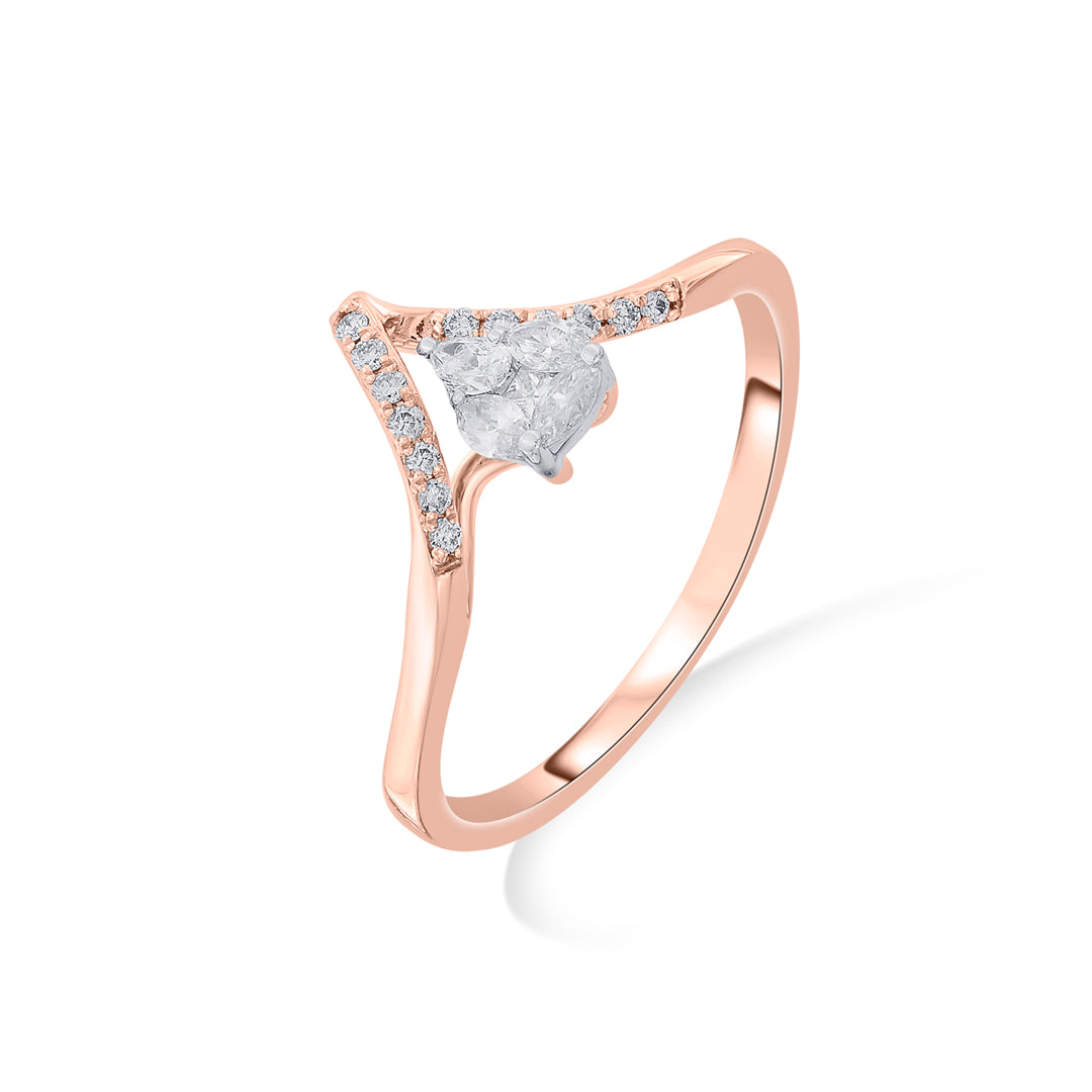 Summit Spark Diamond & Gold Fashion Ring for Women
