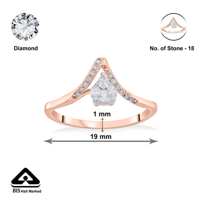 Summit Spark Diamond & Gold Fashion Ring for Women