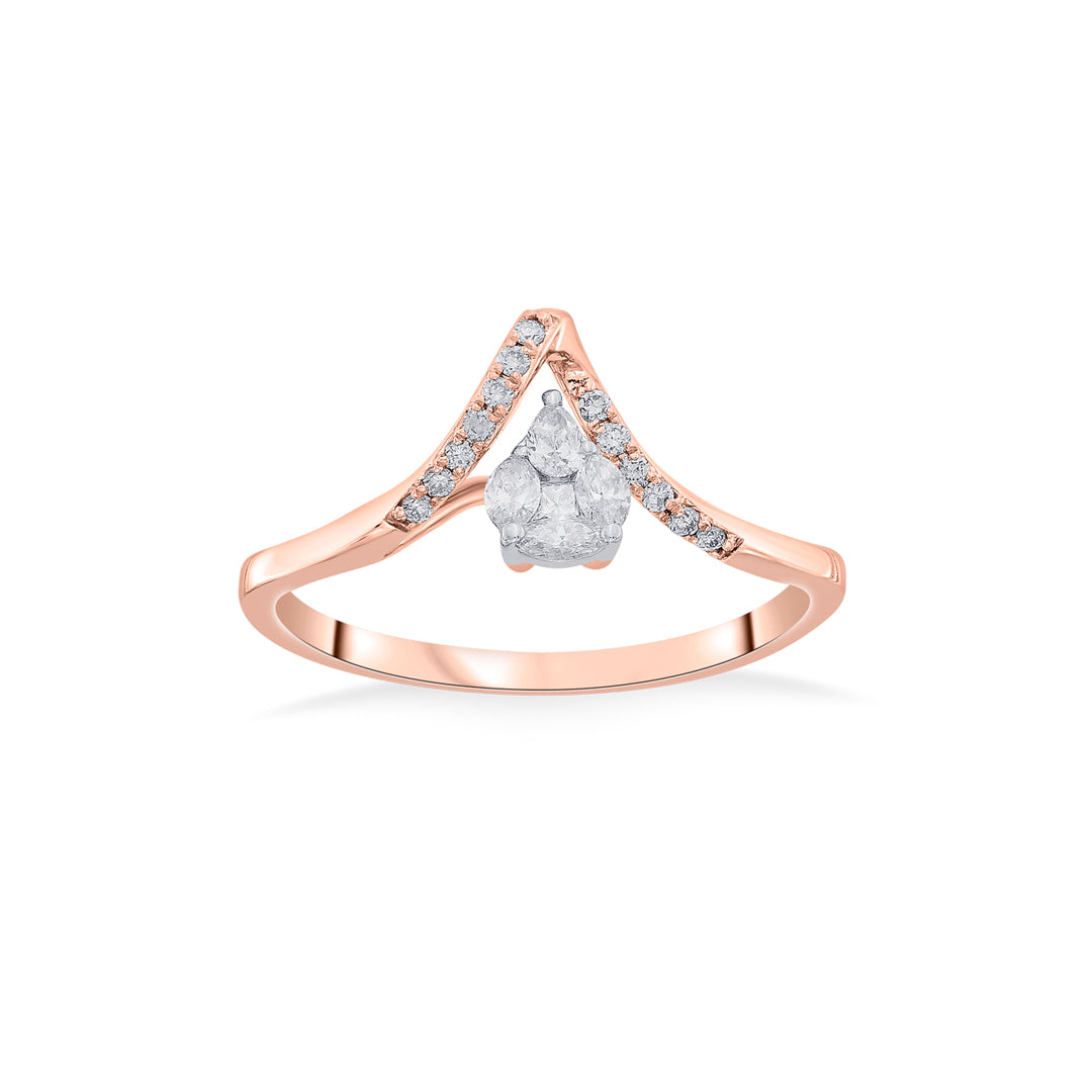 Summit Spark Diamond & Gold Fashion Ring for Women