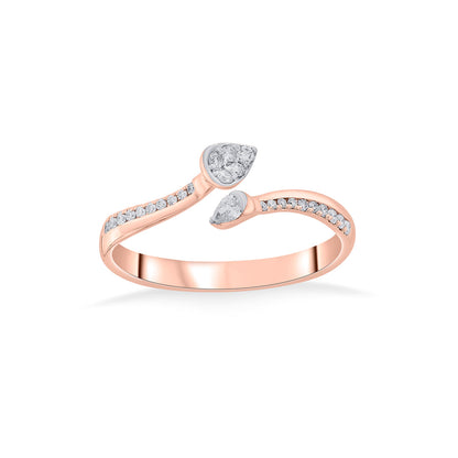 Seraph Swirl Diamond & Gold Fashion Ring for Women
