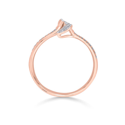 Seraph Swirl Diamond & Gold Fashion Ring for Women