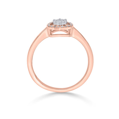 Regal Charm Diamond & Gold Fashion Ring for Women