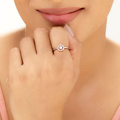 Regal Charm Diamond & Gold Fashion Ring for Women