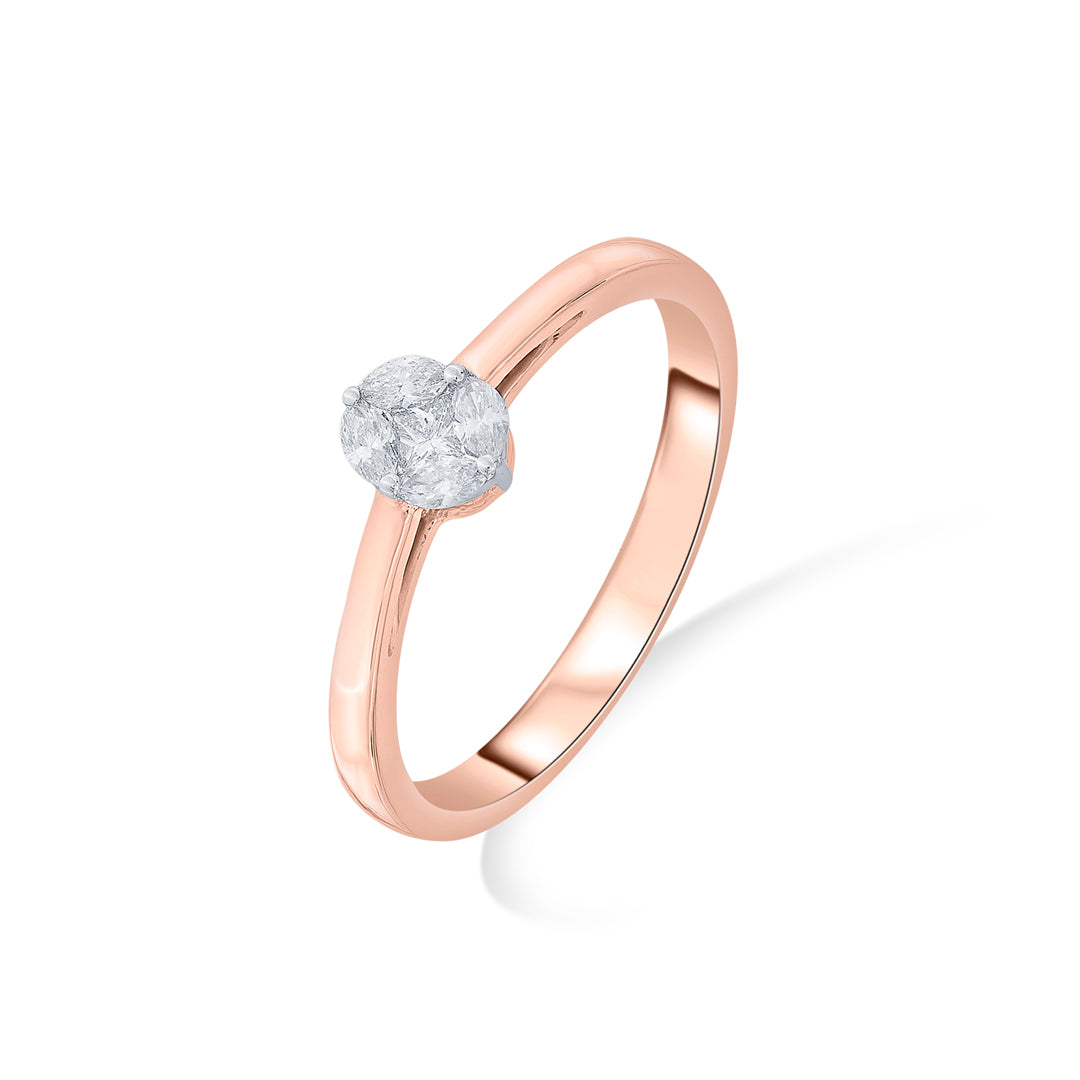 Noble Gem Diamond & Gold Casual Ring for Women