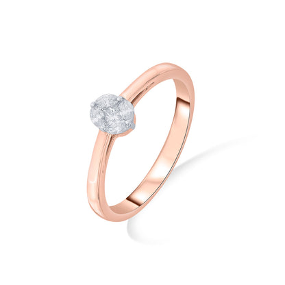 Noble Gem Diamond & Gold Casual Ring for Women