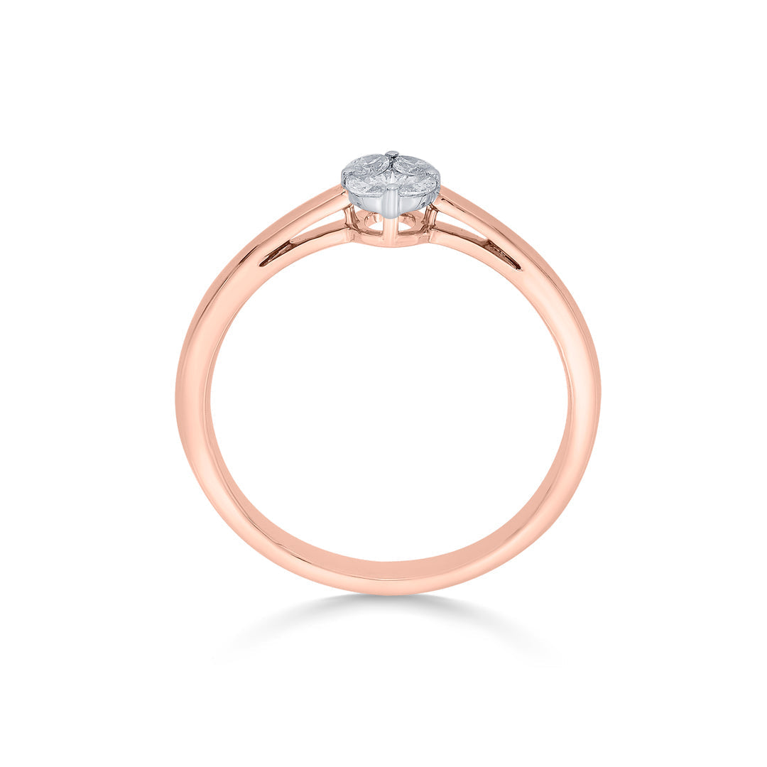 Noble Gem Diamond & Gold Casual Ring for Women