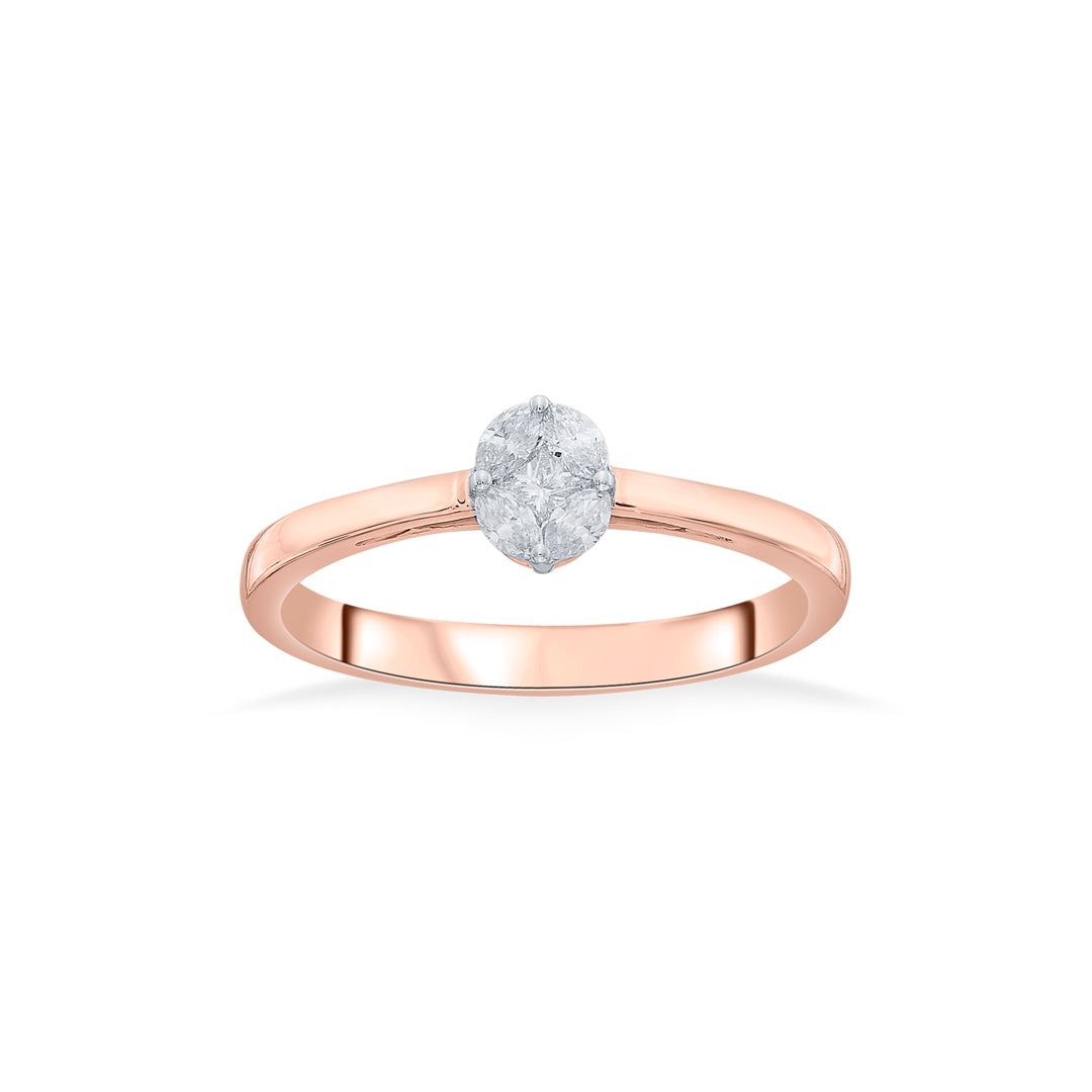Noble Gem Diamond & Gold Casual Ring for Women