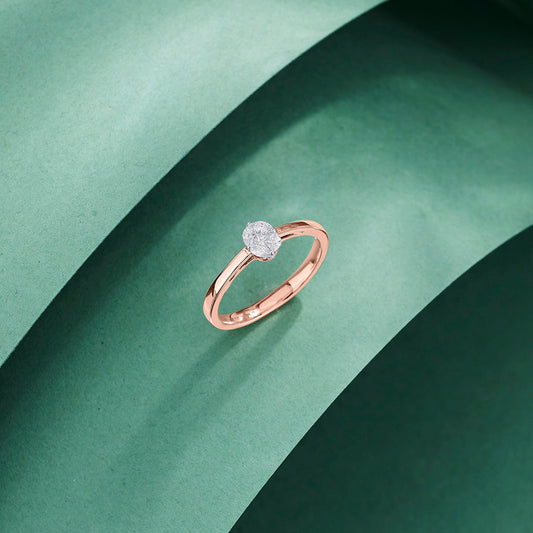 Noble Gem Diamond & Gold Casual Ring for Women