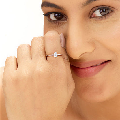 Noble Gem Diamond & Gold Casual Ring for Women