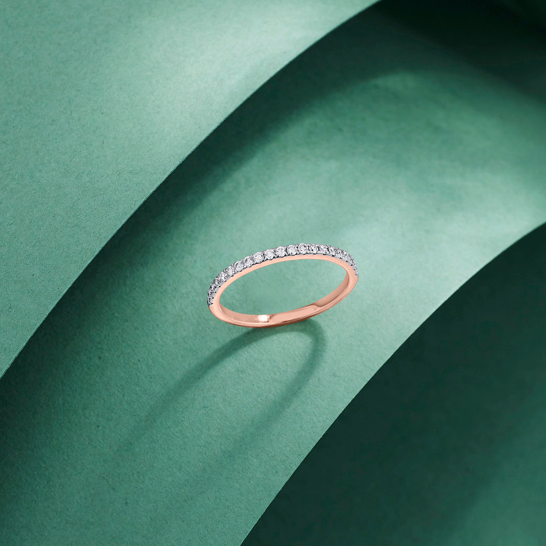 Grace Charm Diamond & Gold Casual Ring for Women