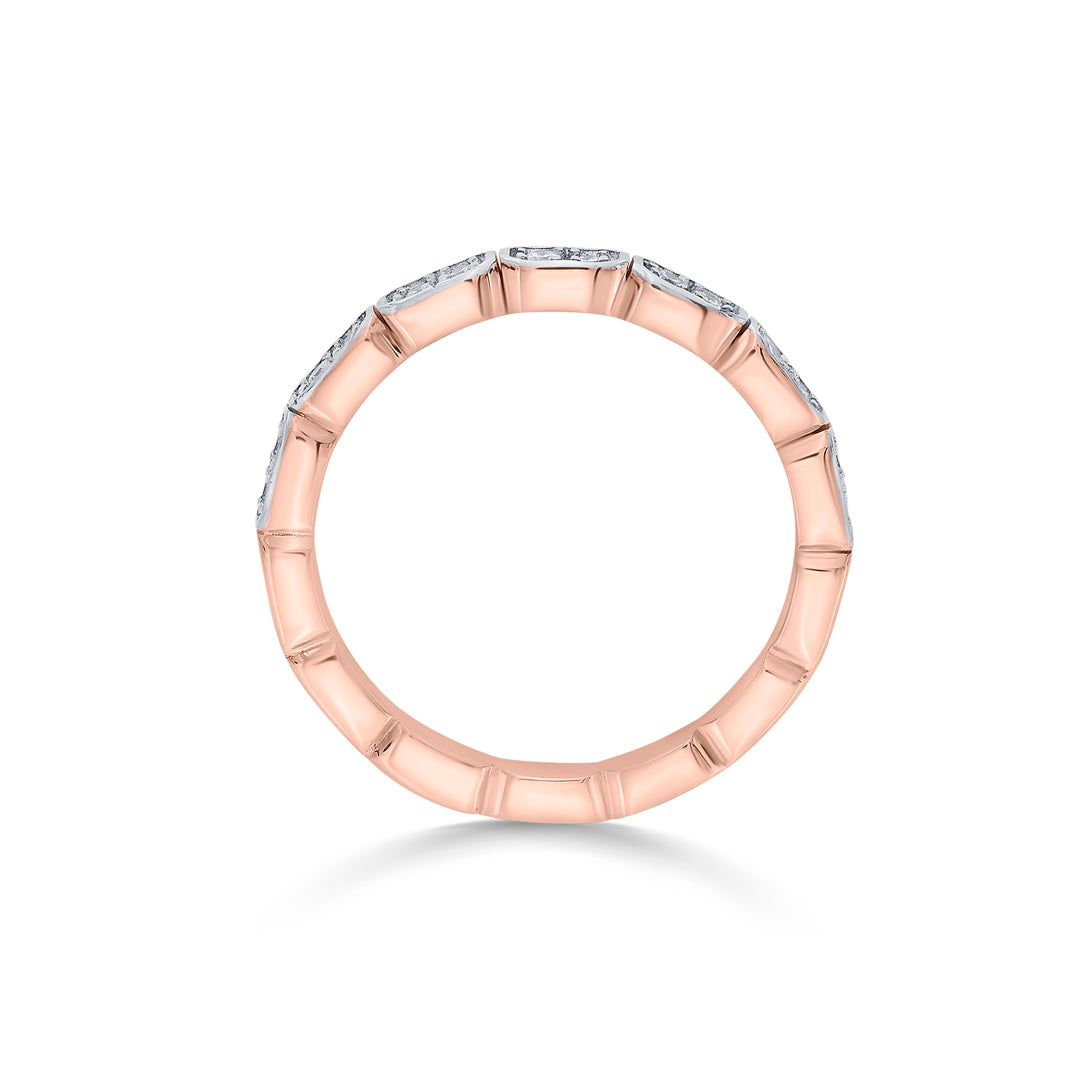 Gleam Links Diamond & Gold Fashion Ring for Women