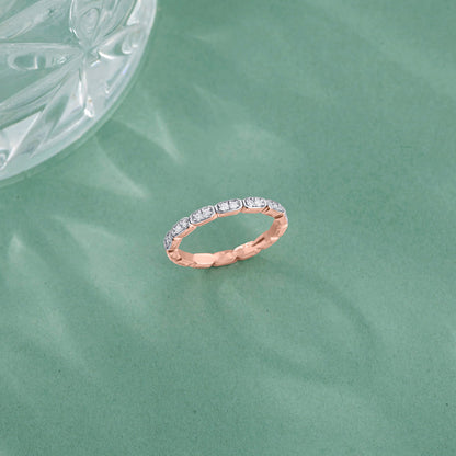 Gleam Links Diamond & Gold Fashion Ring for Women