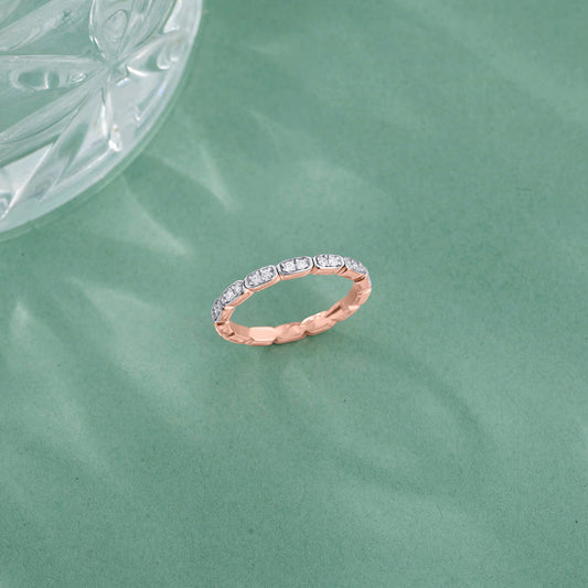 Gleam Links Diamond & Gold Fashion Ring for Women