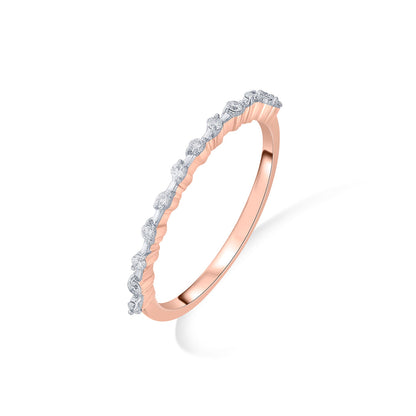 Joy Muse Diamond & Gold Casual Ring for Women