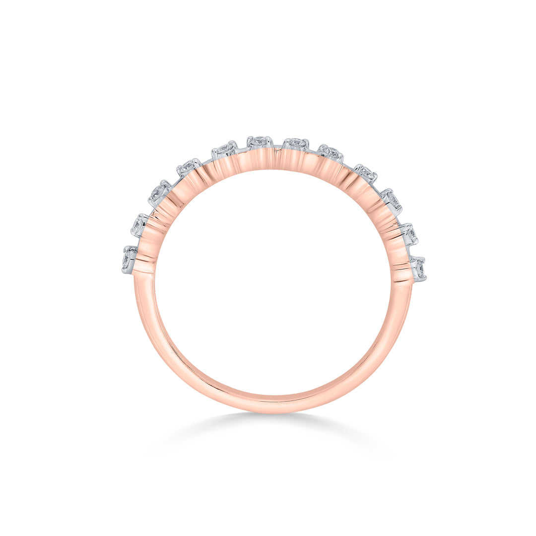 Joy Muse Diamond & Gold Casual Ring for Women