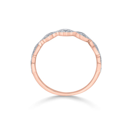 Vyra Glow Diamond & Gold Casual Ring for Women