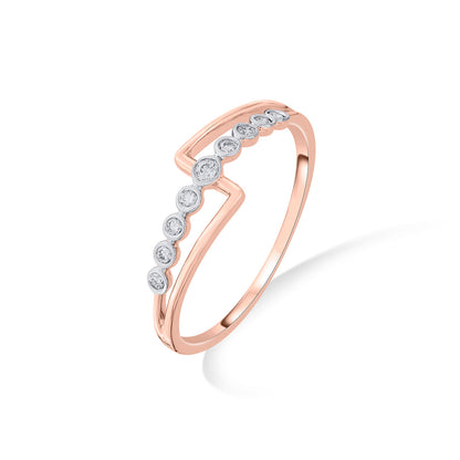 Axis Grace Diamond & Gold Fashion Ring for Women
