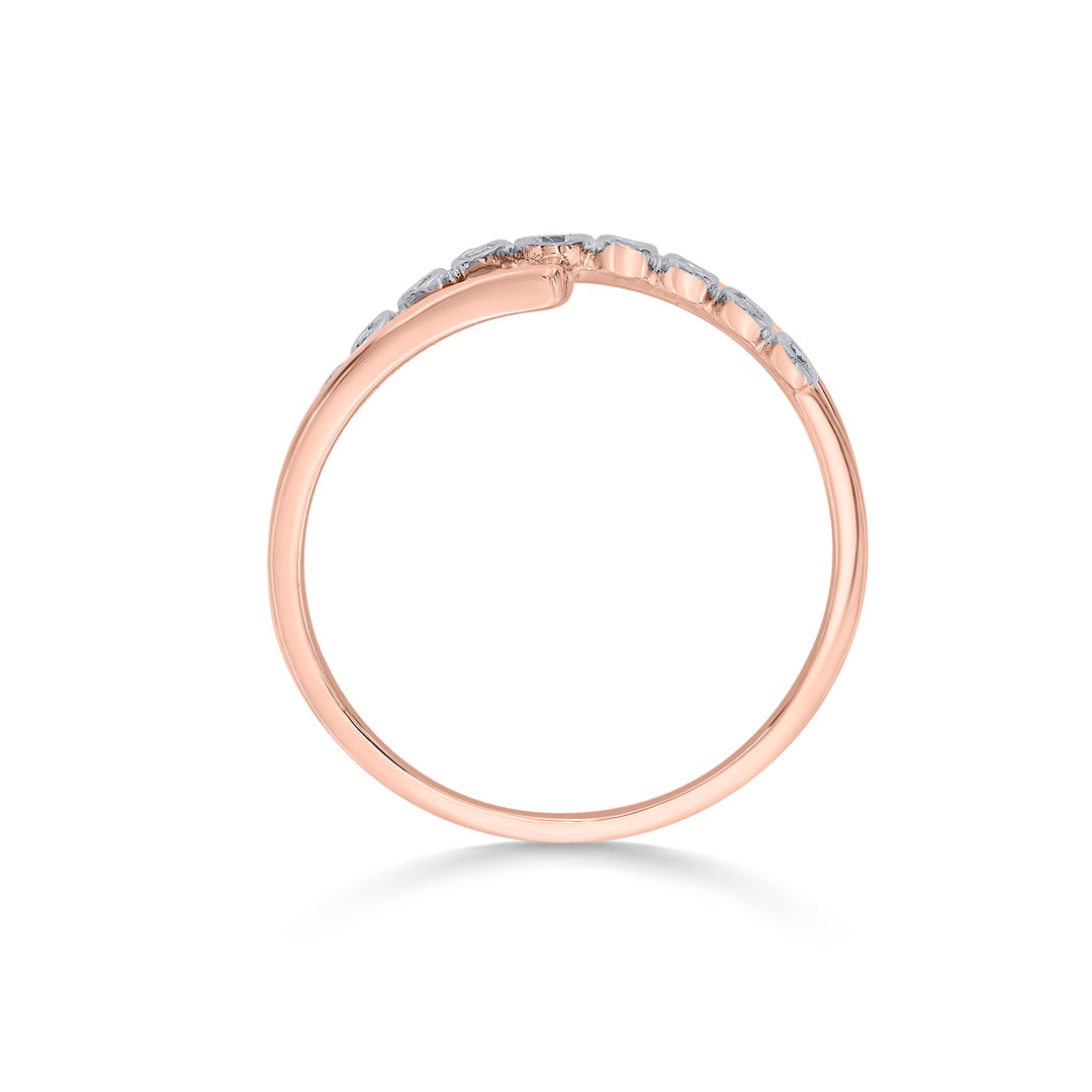 Axis Grace Diamond & Gold Fashion Ring for Women