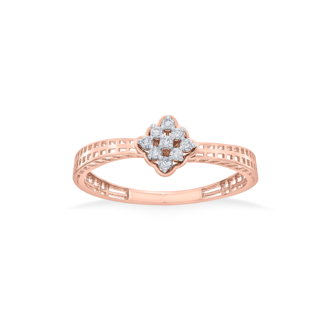 Verde Glow Diamond & Gold Fashion Ring for Women
