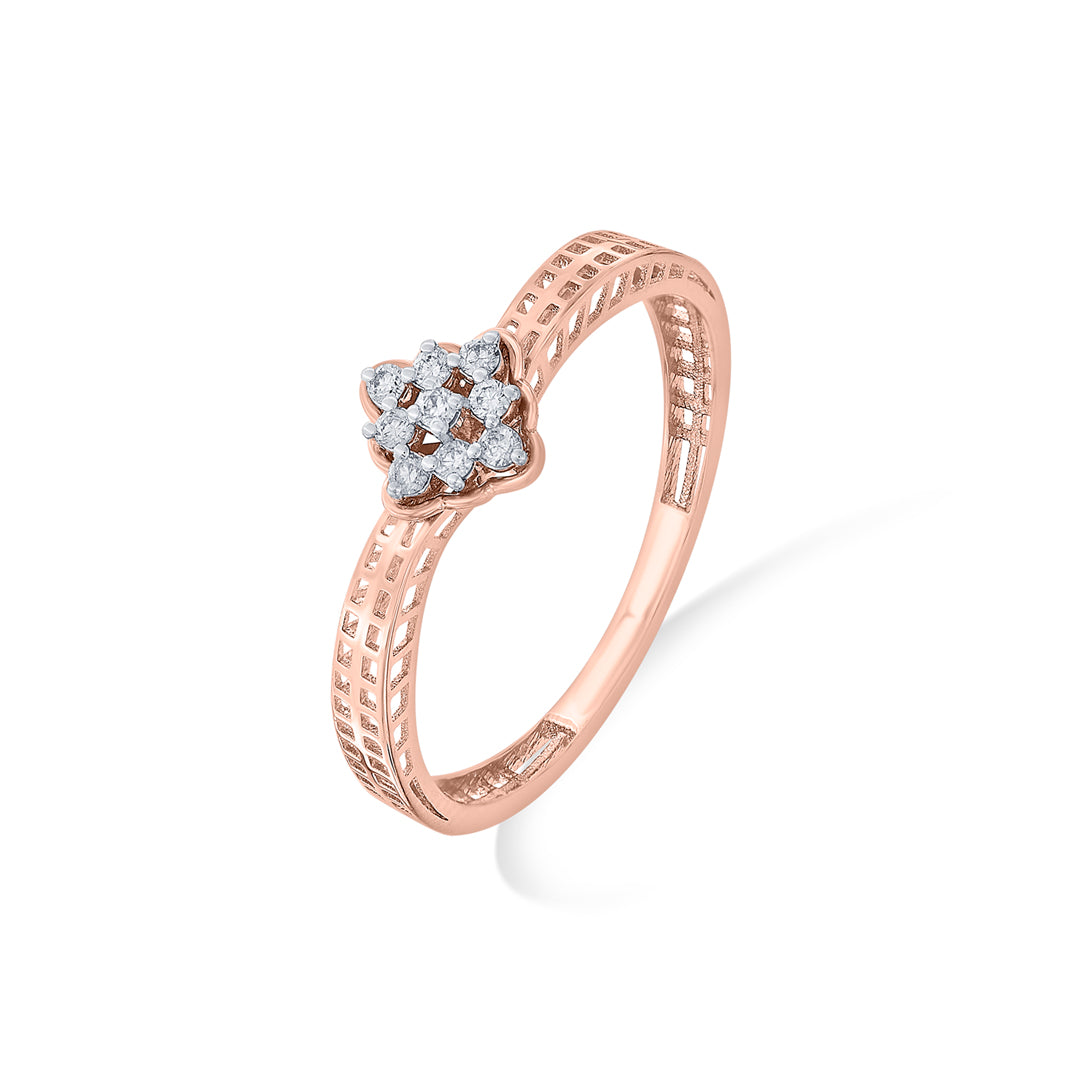 Verde Glow Diamond & Gold Fashion Ring for Women