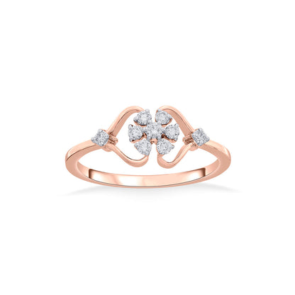 Lyt Gem Diamond & Gold Fashion Ring for Women