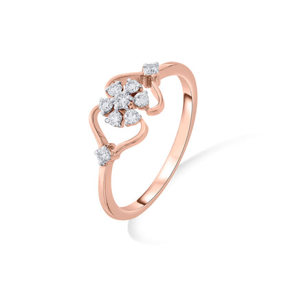 Lyt Gem Diamond & Gold Fashion Ring for Women
