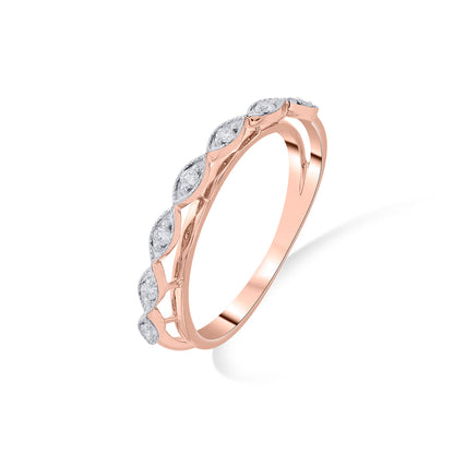 Noelle Glow Diamond & Gold Fashion Ring for Women