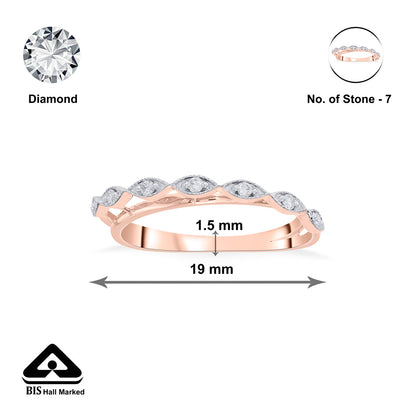 Noelle Glow Diamond & Gold Fashion Ring for Women