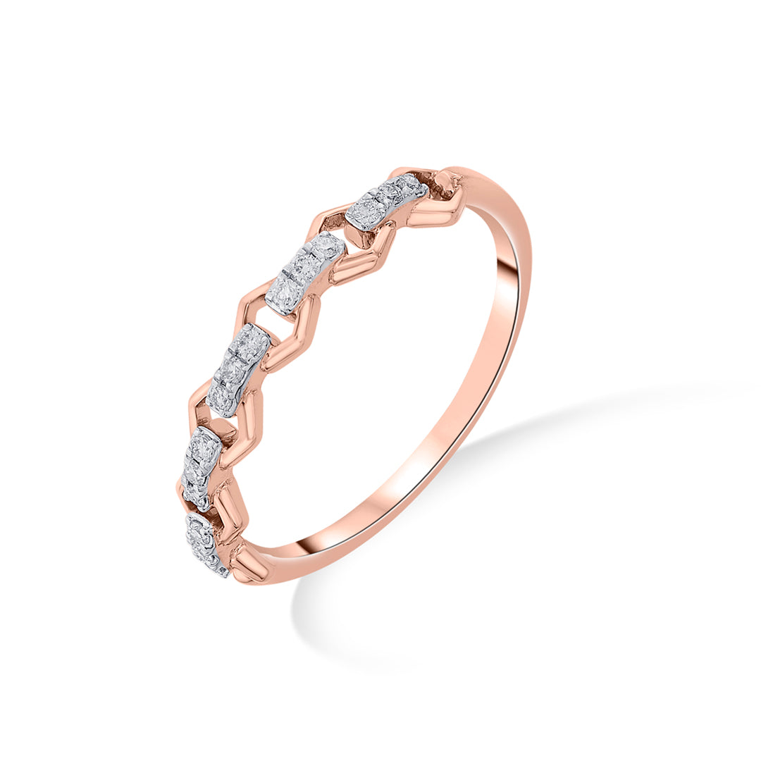 Auryn Aura Diamond & Gold Casual Ring for Women