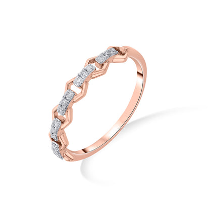 Auryn Aura Diamond & Gold Casual Ring for Women