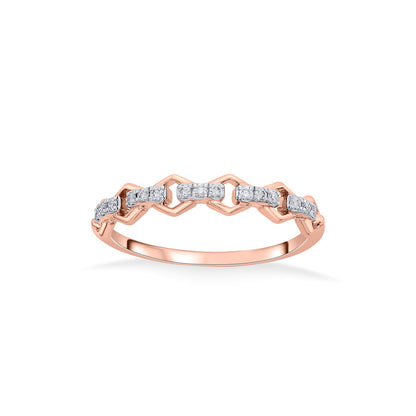 Auryn Aura Diamond & Gold Casual Ring for Women