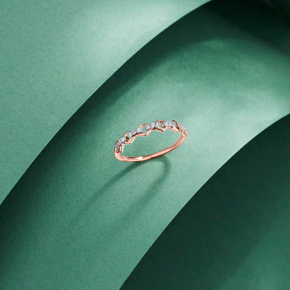 Auryn Aura Diamond & Gold Casual Ring for Women