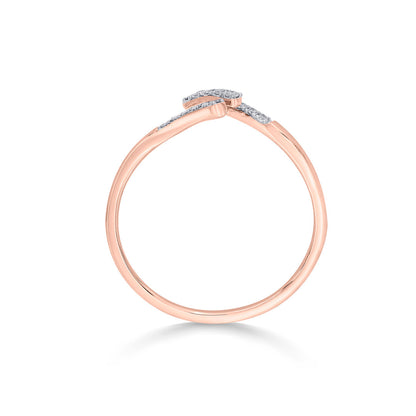 Linked Affection Diamond & Gold Fashion Ring for Women