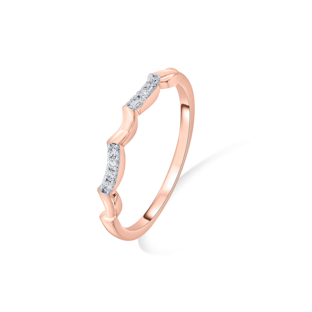 Grace Drift Diamond & Gold Fashion Ring for Women