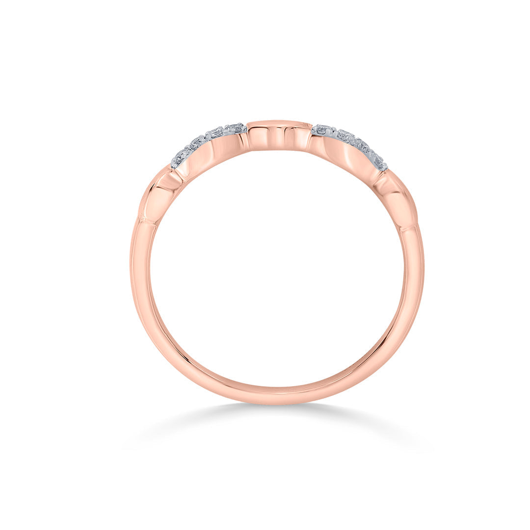 Grace Drift Diamond & Gold Fashion Ring for Women