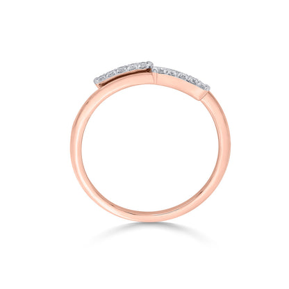 Adira Duo Diamond & Gold Casual Ring for Women