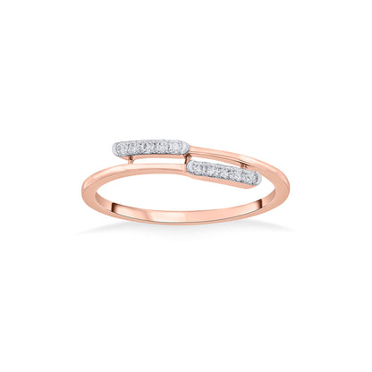 Adira Duo Diamond & Gold Casual Ring for Women