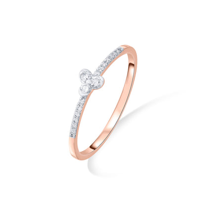 Soul Shine Diamond & Gold Casual Ring for Women