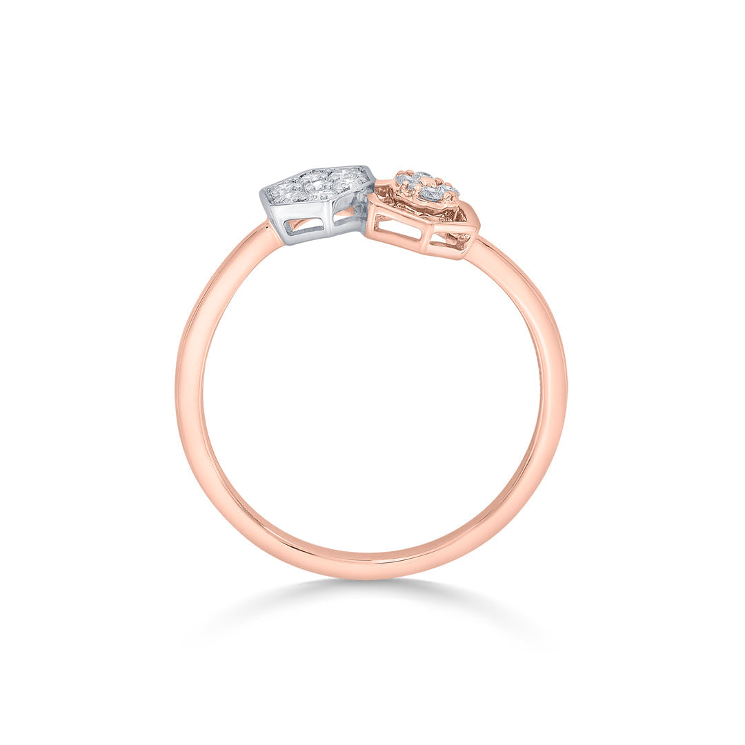Bond Charm Diamond & Gold Fashion Ring for Women